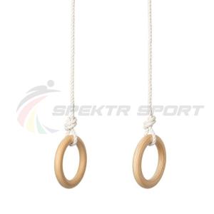 Купить Кольца гимнастические деревянные (фанера 18 мм, покрытие: эмаль, лак или пропитка) в Щиграх 