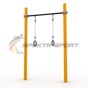 Купить Турник классический для занятий Воркаут с кольцами SP WRK-07 + Rings_76mm в Щиграх 