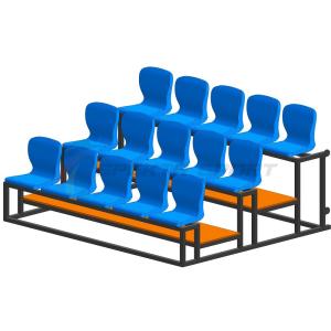 Купить Трибуна мобильная 3 ряда сиденья пластиковые на 15 мест в Щиграх 