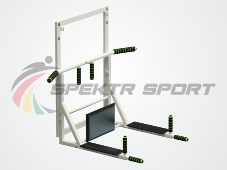 Купить Турник 3 в 1 на раме Оптимус разборный цв. белый в Щиграх 