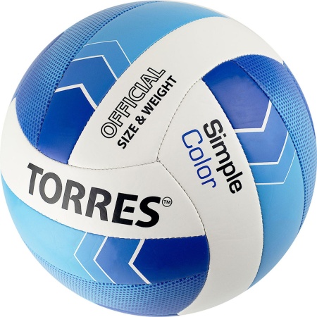 Купить Мяч волейбольный Torres Simple Color любительский р.5 в Щиграх 